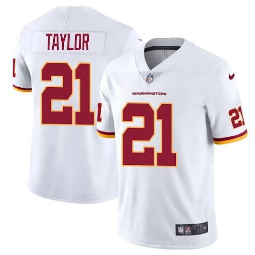 Men Washington Redskins #21 Sean Taylor Nike White Vapor Limited NFL Jersey->women nfl jersey->Women Jersey